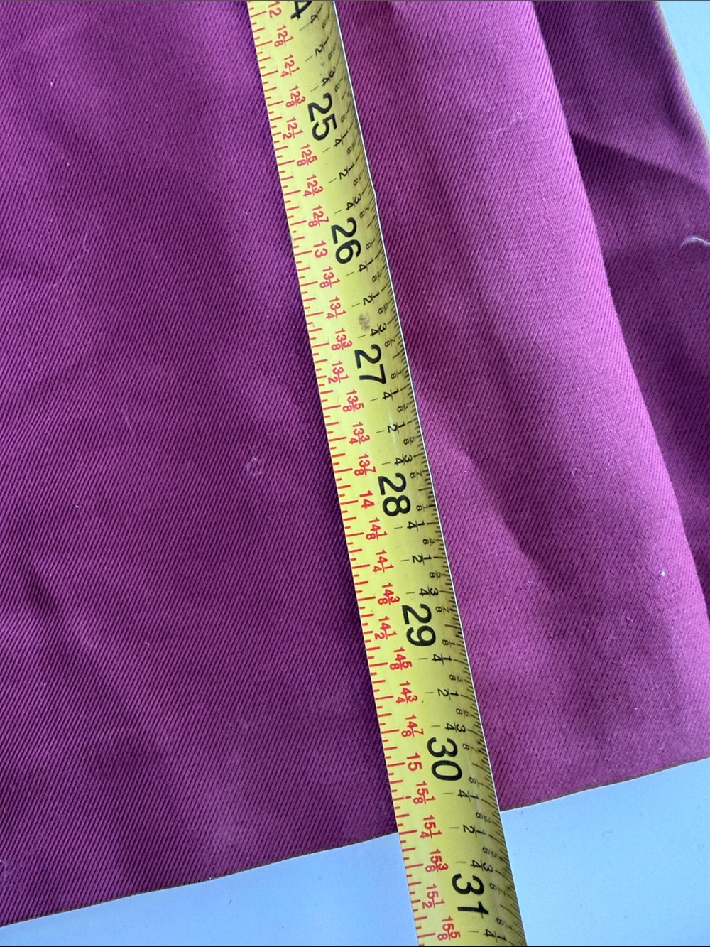 COMMENSE burgundy Wide Leg Pants pleated no belt M NWT - Picture 7 of 7